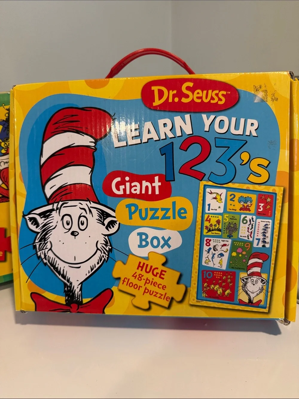 Dr. Seuss Learning Puzzle Boxes - Grinch and learning  1,2,3’s
